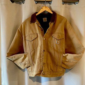 Carhartt Blanket Lined Work Jacket Wheat